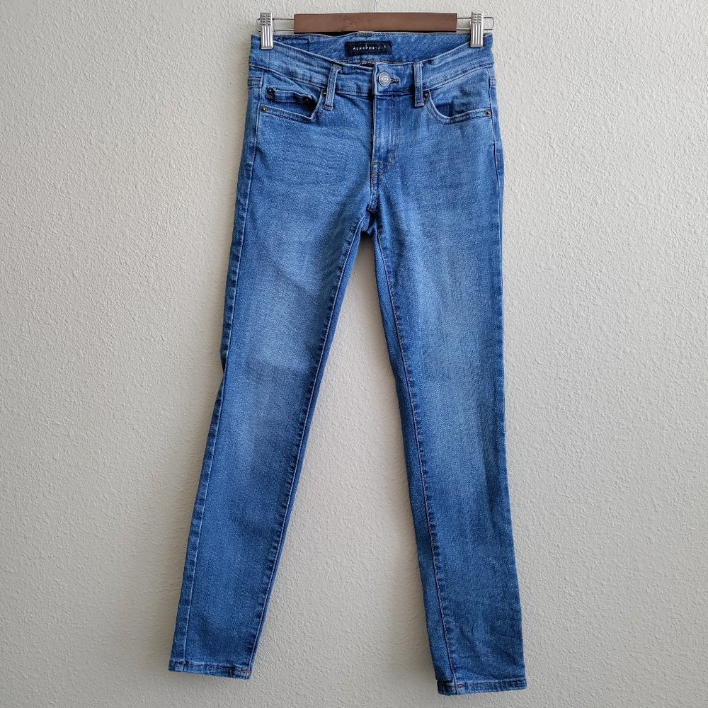 Aeropostale Light Blue Low Rise Jegging Skinny Jeans Size 2 REG